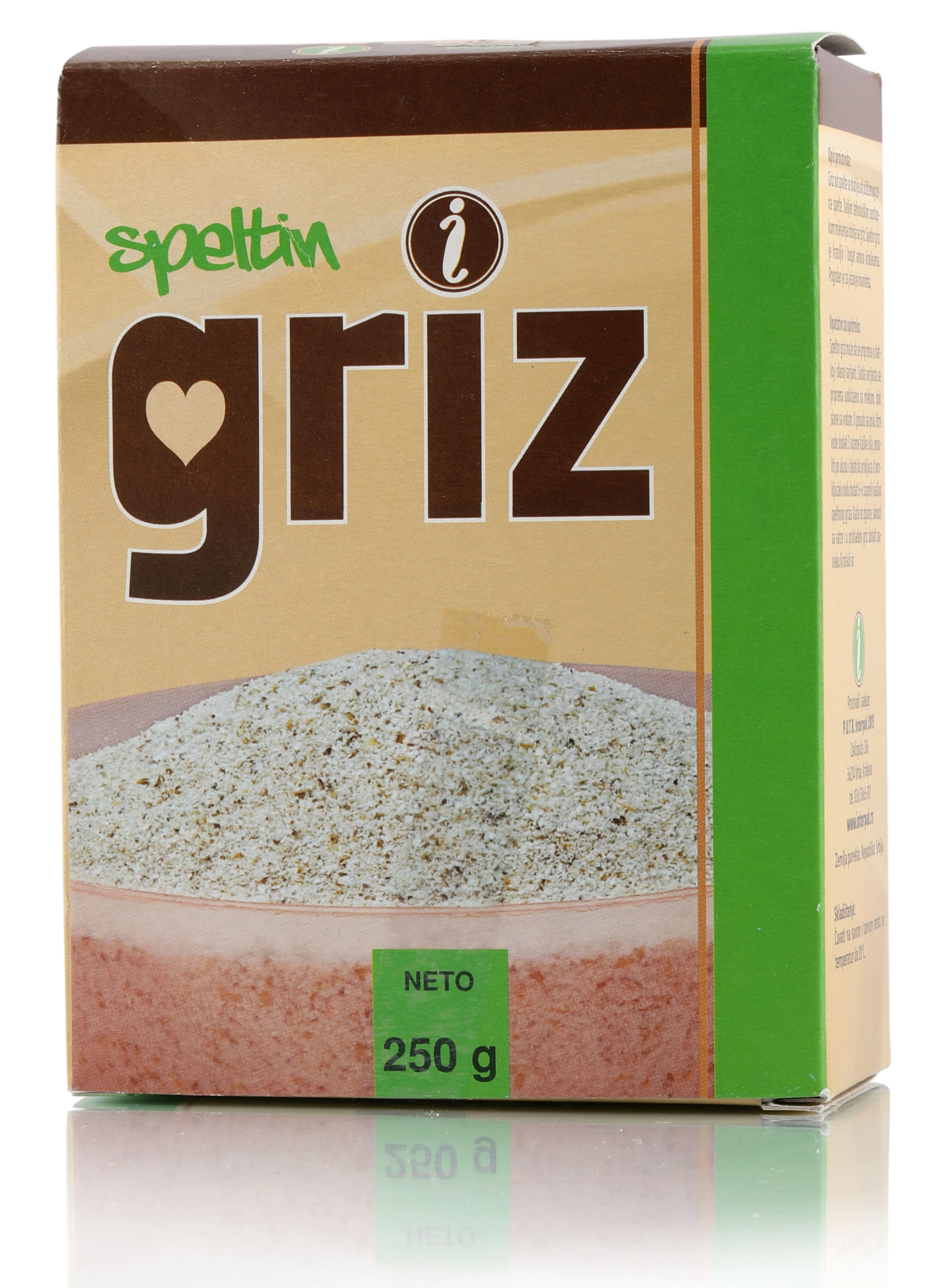 Griz od spelte 250 g Interpak